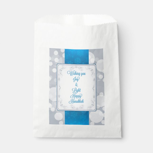 Sacolinha Bokeh Hanukkah (Frente)