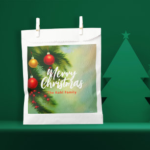 Sacolinha Bolas clássicas de Natal Vintage em Sucursais de P
