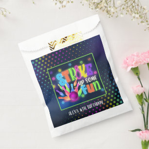 Sacolinha Boliche Aniversário Favor Bag - Ataque Alguma Dive