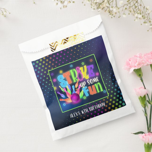 Sacolinha Boliche Aniversário Favor Bag - Ataque Alguma Dive (Selado)