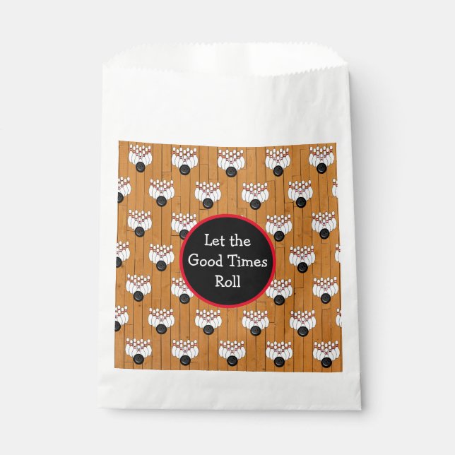 Sacolinha Boliches Personalizadas - Presente Aniversário (Frente)