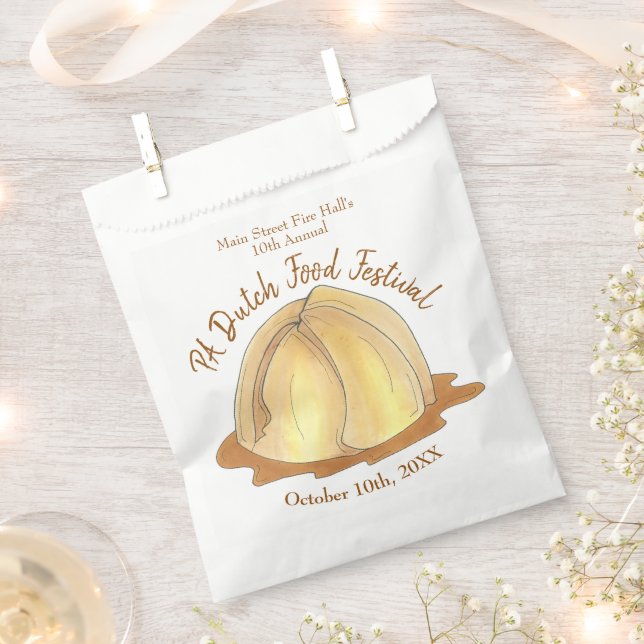 Sacolinha Bolinhos de Maçã Amish Pensilvânia Comida Holandes (Cortado)