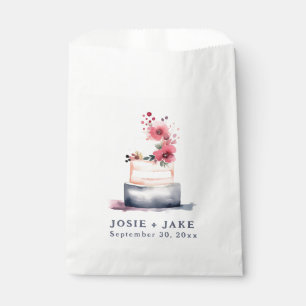 Sacolinha Bolo de casamento pastel favorece bolsas