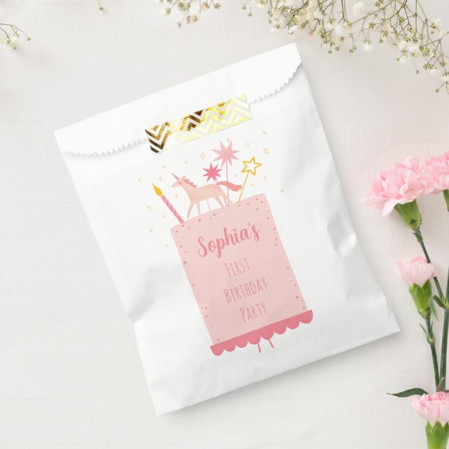 Sacolinha Bolo de Nascimento do Unicórnio (Selado)