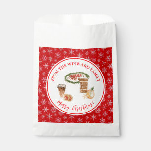 Sacolinha Bolo de Natal de Confeitaria de Férias