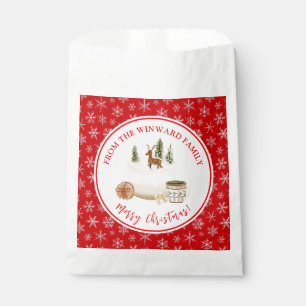 Sacolinha Bolo de Natal de Confeitaria de Férias