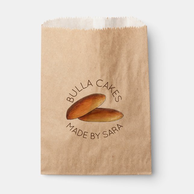 Sacolinha Bolo jamaicano Bulla Cakes Homemade Feito Por (Frente)