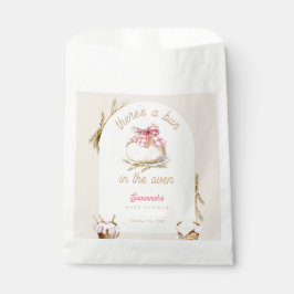 Sacolinha Bolo No Forno Laço Xadrez Rosa Chique Aniversário 