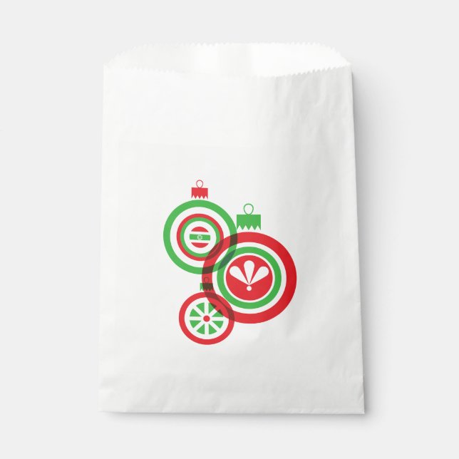 Sacolinha Bolsa de Favor de Natal (Frente)