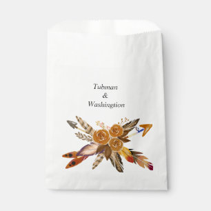 Sacolinha Bolsa de favores de Bohemian Chic Floral