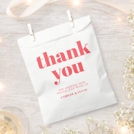 Sacolinha Bolsa de favoritos de casamento da Trendência Rosa