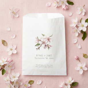 Sacolinha Bolsa de flores cor-de-rosa