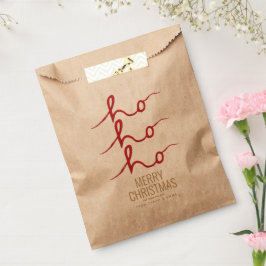 Sacolinha Bolsa de Papel Ho de Natal