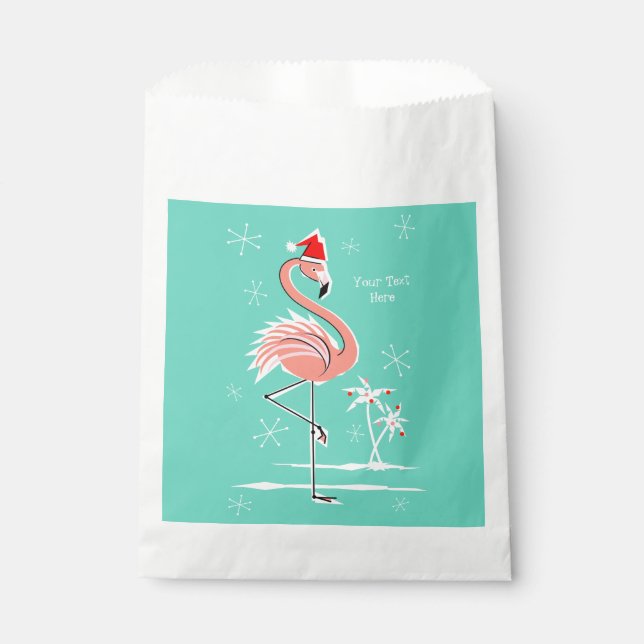 Sacolinha Bolsa de Vestido Flamingo (Frente)
