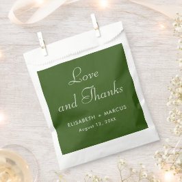 Sacolinha Bolsa elegante de casamento verde-oliva