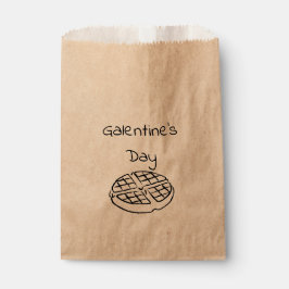Sacolinha Bolsas de abastecimento de waffle do dia de Galent