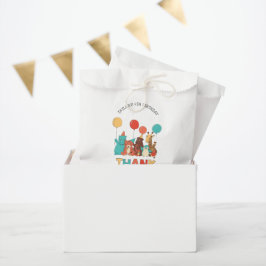 Sacolinha Bolsas de Agradecimento para Festa dos Animais 