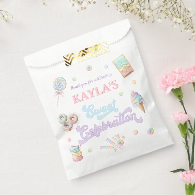 Sacolinha Bolsas De Aniversário De Boas Terras De Candy Doce (Selado)