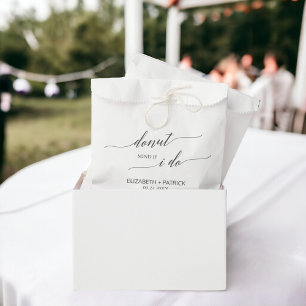 Sacolinha Bolsas De Casamento De Rosquinha Escuro Elegante