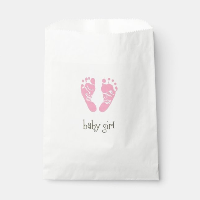 Sacolinha Bolsas de Favor Branco/Menina (Frente)