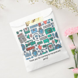 Sacolinha Bolsas De Favor Da Festa de aniversário Podcast