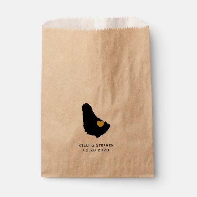 Sacolinha Bolsas De Favor De Barbados, Bolsas De Tratamento (Frente)