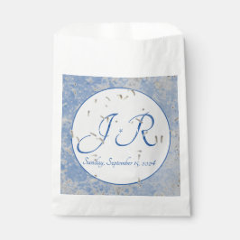 Sacolinha Bolsas De Favor De Casamento De Cinza Azul