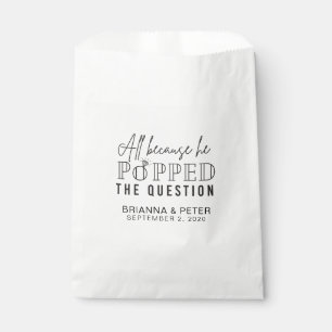 Sacolinha Bolsas De Favor De Casamento De Popcorn
