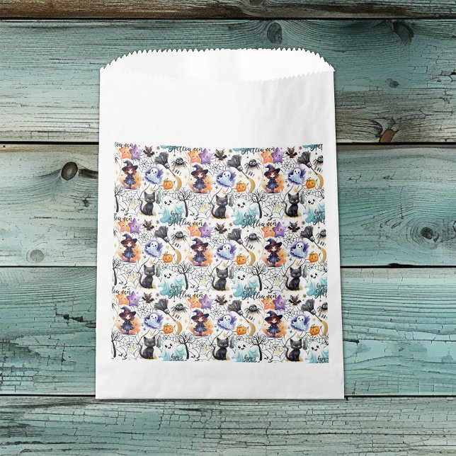 Sacolinha Bolsas de Favor do Halloween Encantadas (Criador carregado)