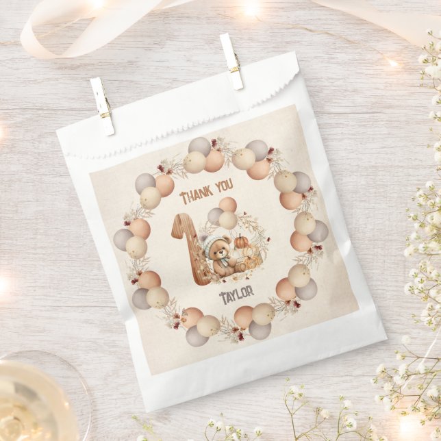 Sacolinha Bolsas de Favoritos de primeiro aniversario de out (Cortado)