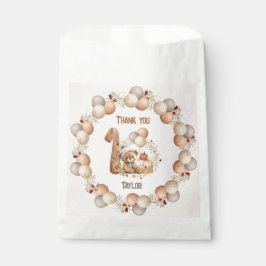 Sacolinha Bolsas de Favoritos de primeiro aniversario de out