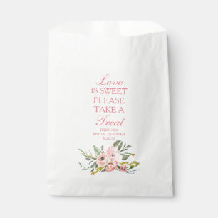 Sacolinha Bolsas de Favoritos Personalizados - Chá de panel