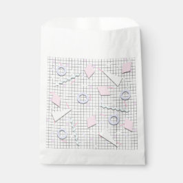 Sacolinha bolsas de Impressão do Candy Pastel Geo dos anos 8