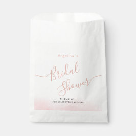 Sacolinha Bolsas de lembrança para um chá de noiva.