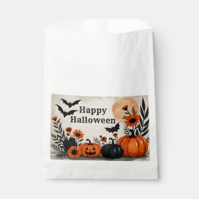 Sacolinha Bolsas do Halloween Treat (Frente)