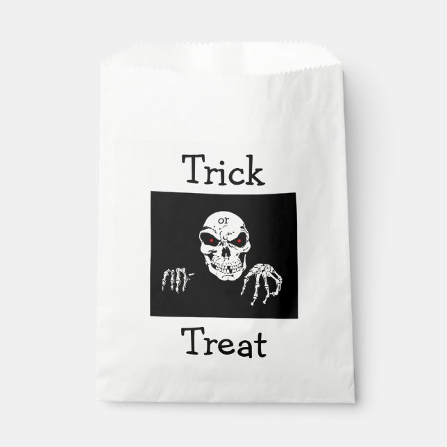 Sacolinha Bolsas/Esqueleto do Halloween Favor (Frente)