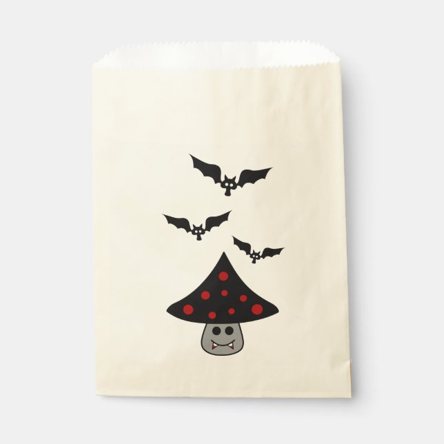 Sacolinha Bolsas Favoráveis a Vampiros de Cogumelo (Frente)