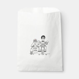 Sacolinha Bolsas Favoráveis ao Casamento de Motocicleta Per
