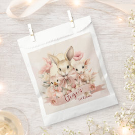 Sacolinha Bolsas personalizadas de Páscoa coelho, Pintinho e