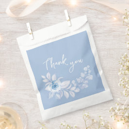 Sacolinha Bolsas Românticas Clássicas Azul Floral Romântica