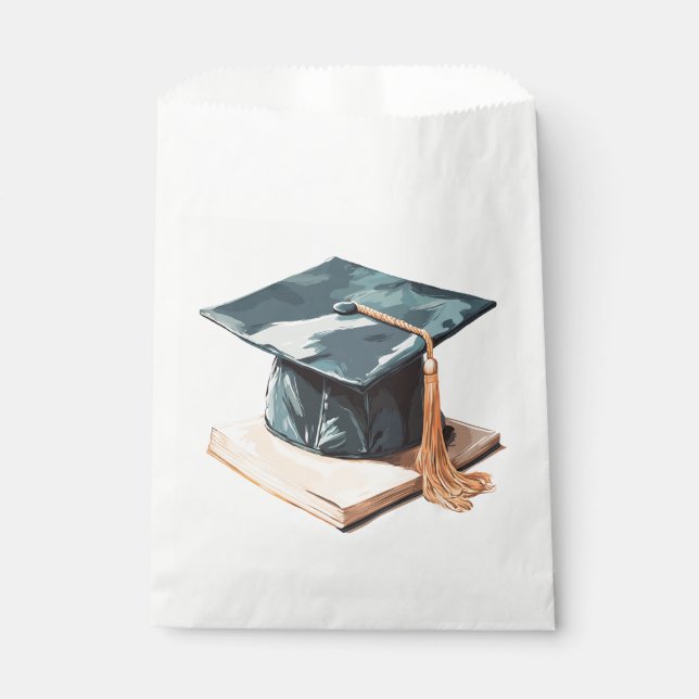 Sacolinha Boné de formatura e Livro (Frente)