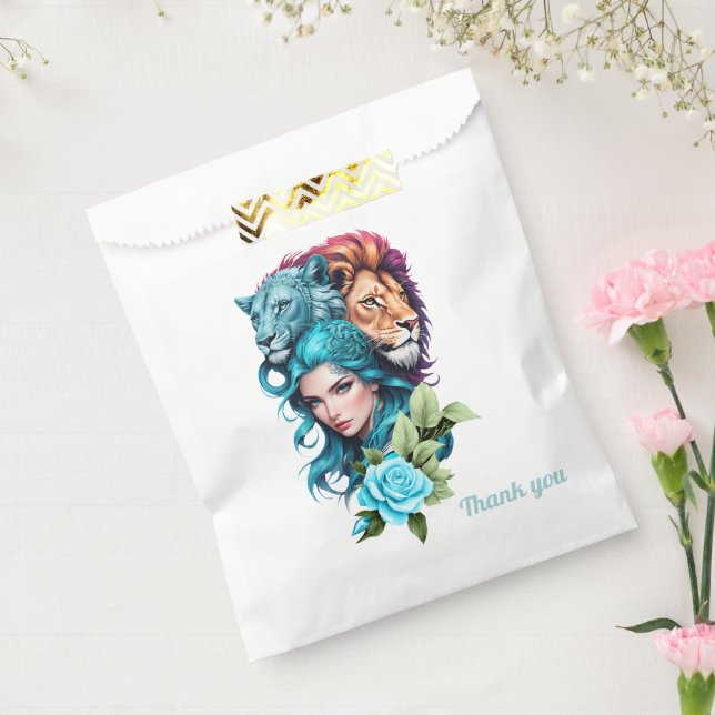 Sacolinha Bonita cabeça de mulher com olhos expressivos (Selado)