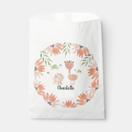 Sacolinha Bonita Girafa De Bebê Cintada Com Aquarela