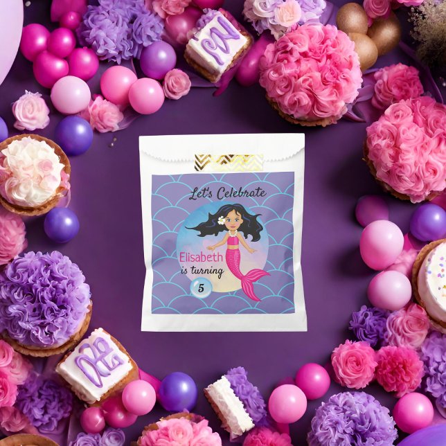 Sacolinha Bonita Princesa Sereia Sob Meninas Do Mar (Criador carregado)