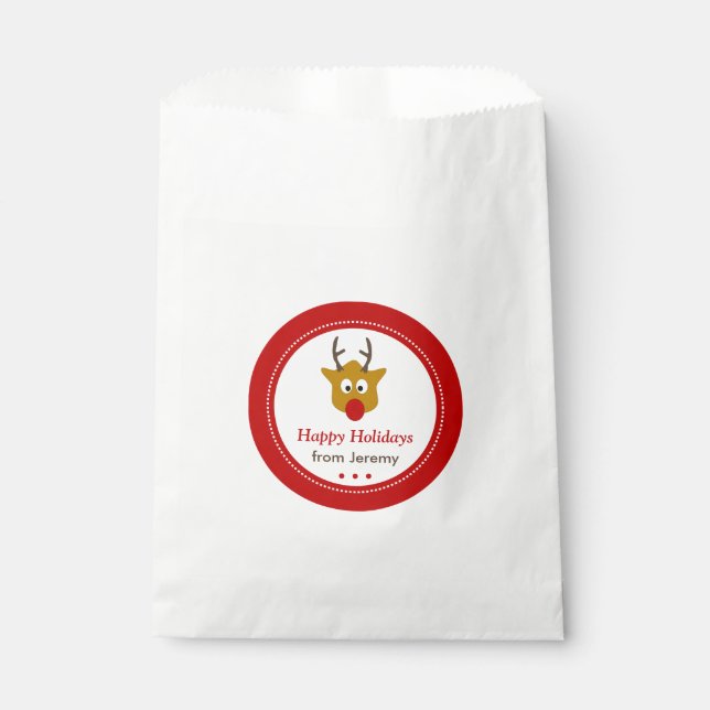 Sacolinha Bonita Rainha Vermelha Nosada Presente de Natal (Frente)