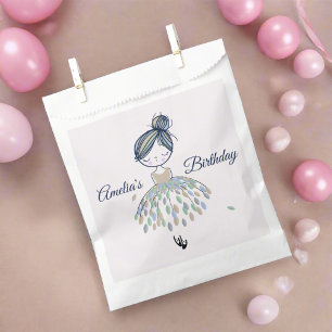 Sacolinha Bonitinha Ballerina Princesa Birthday Girls