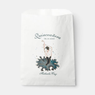 Sacolinha Bonito Princesa Emerald Quinceanera Favor Bolsas