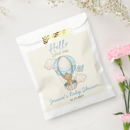 Sacolinha Bonito Urso Olá Pequeno Chá de fraldas