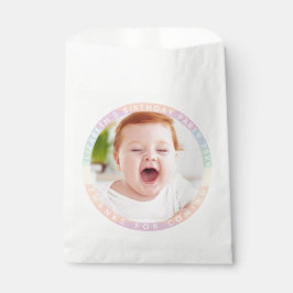 Sacolinha Bons Obrigados De Aniversário Do Arco-Íris Para A 