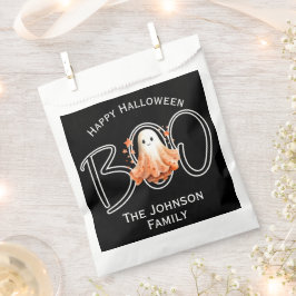 Sacolinha Boo Halloween Black Modern Name